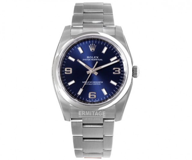 Steel 34 mm Rolex Oyster Perpetual 114200